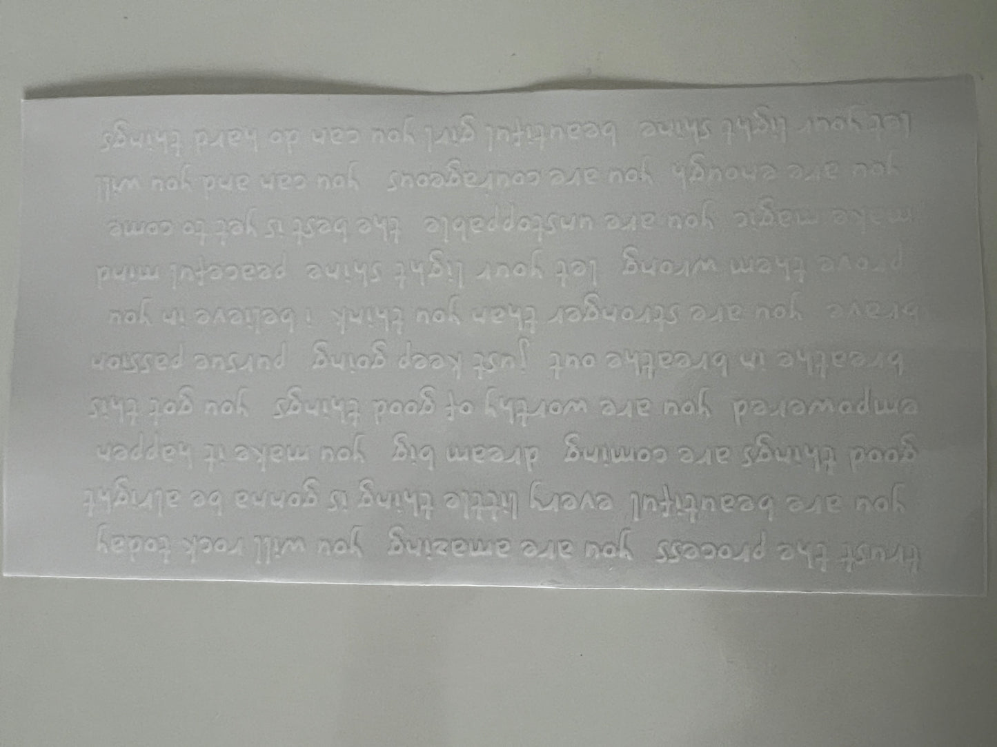 Trust the process positive affirmation wraps