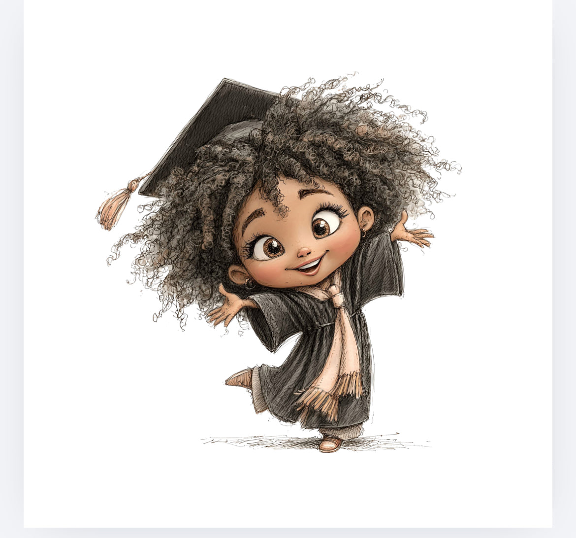 Whimsy graduate / leavers decal UVDTF (UVPOD)
