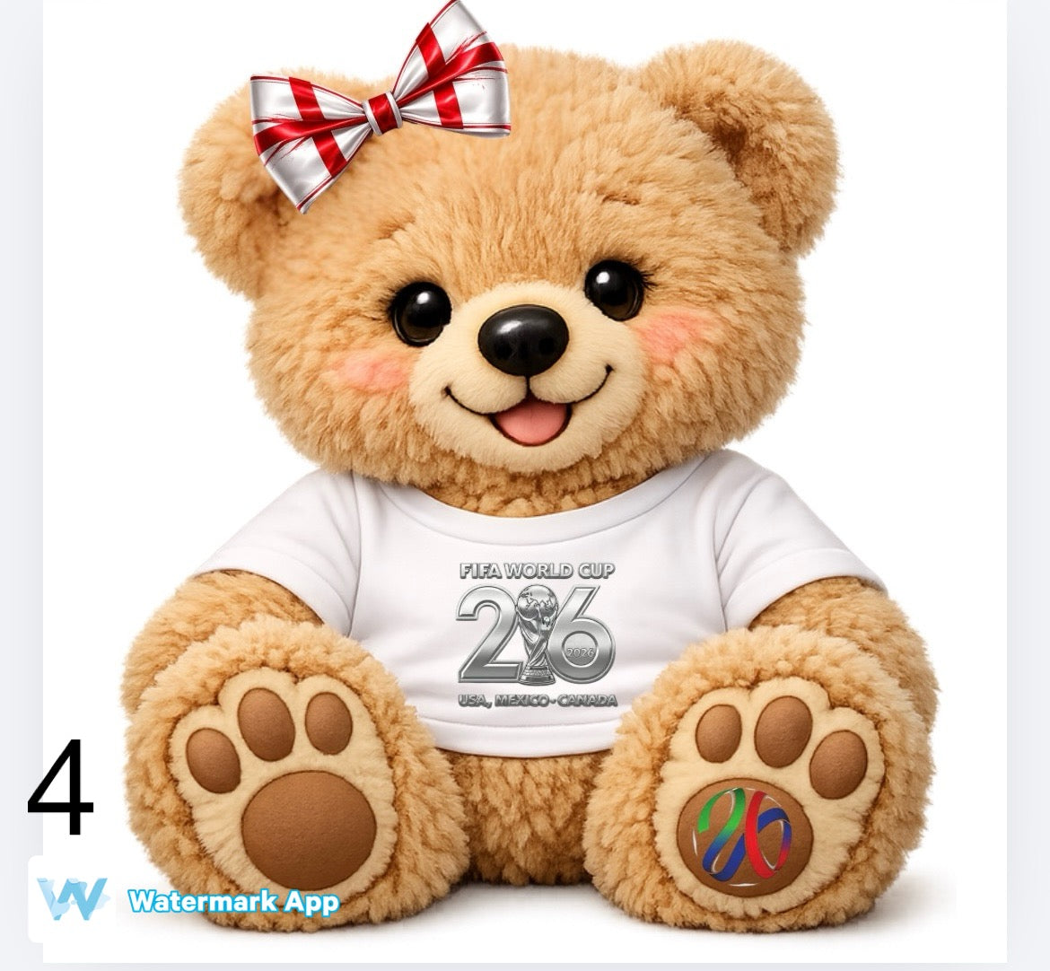 World Cup theme bears including England and Scotland   DTF (POD) exclusive