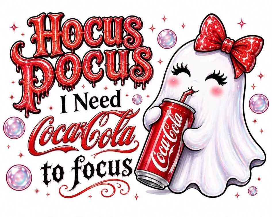 Halloween hocus pocus ghostly drinks decal exclusive (UVPOD)