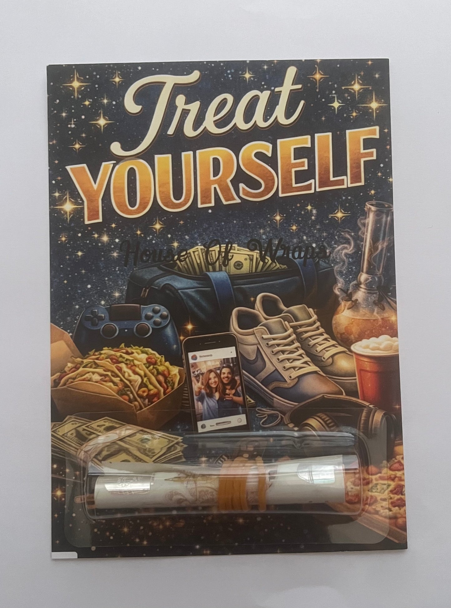 Treat yourself money cards (money not included)