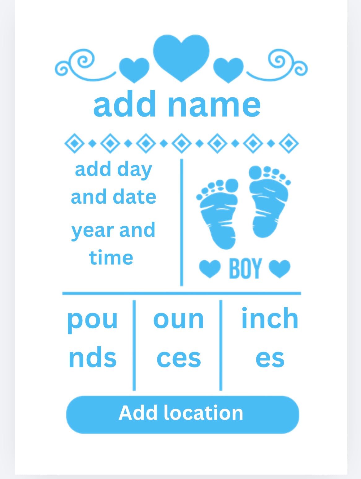 book vase baby arrival announcement customised UVDTF (UVPOD)