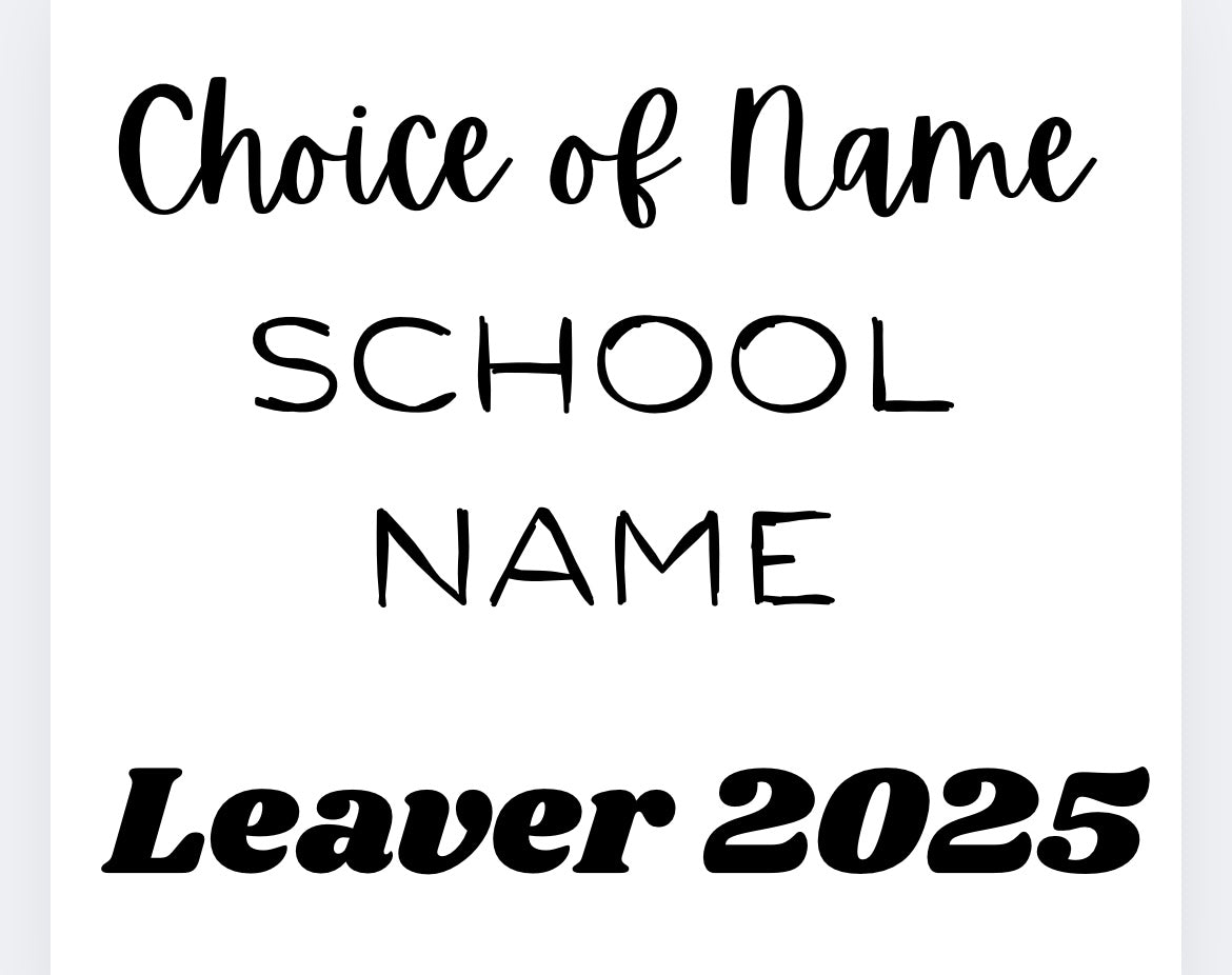 Leavers DTF transfer POD