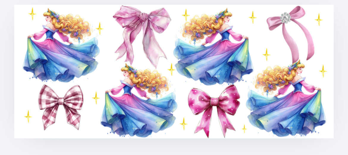 Princesses and croquet bow wrap (UVPOD) exclusive
