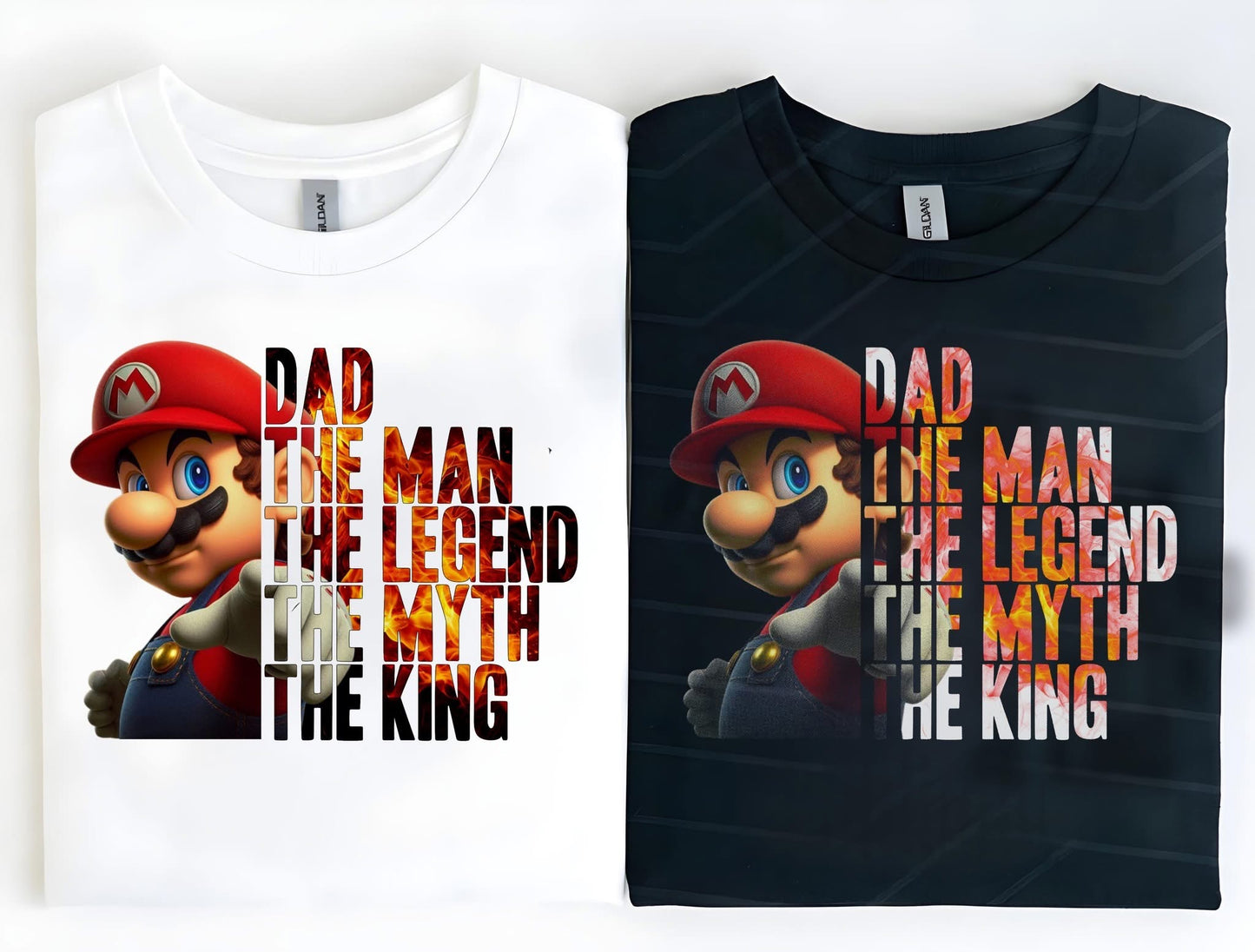 Dad the man the myth character 20cm DTF (POD)