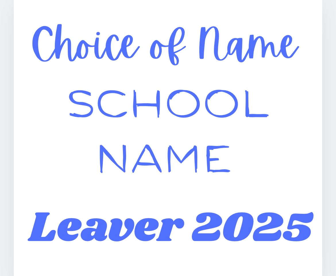 Leavers DTF transfer POD