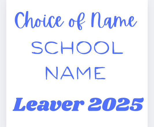 Leavers DTF transfer POD