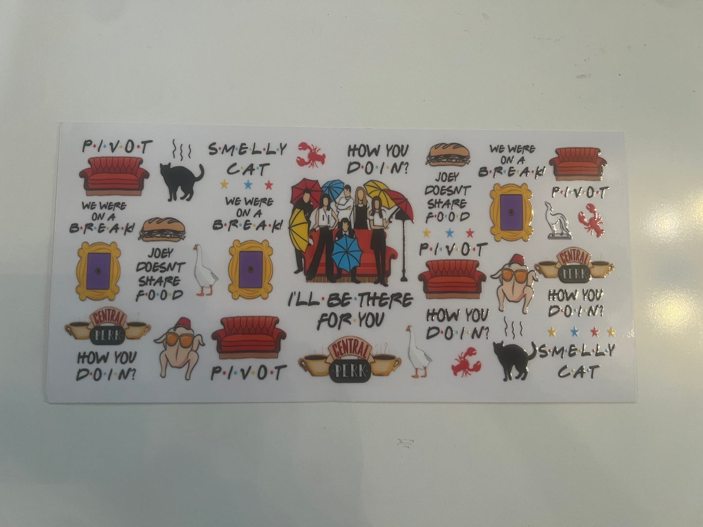 Friends smelly cat wrap