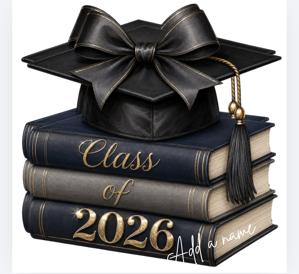Class of 2026 book style DTF (POD) exclusive