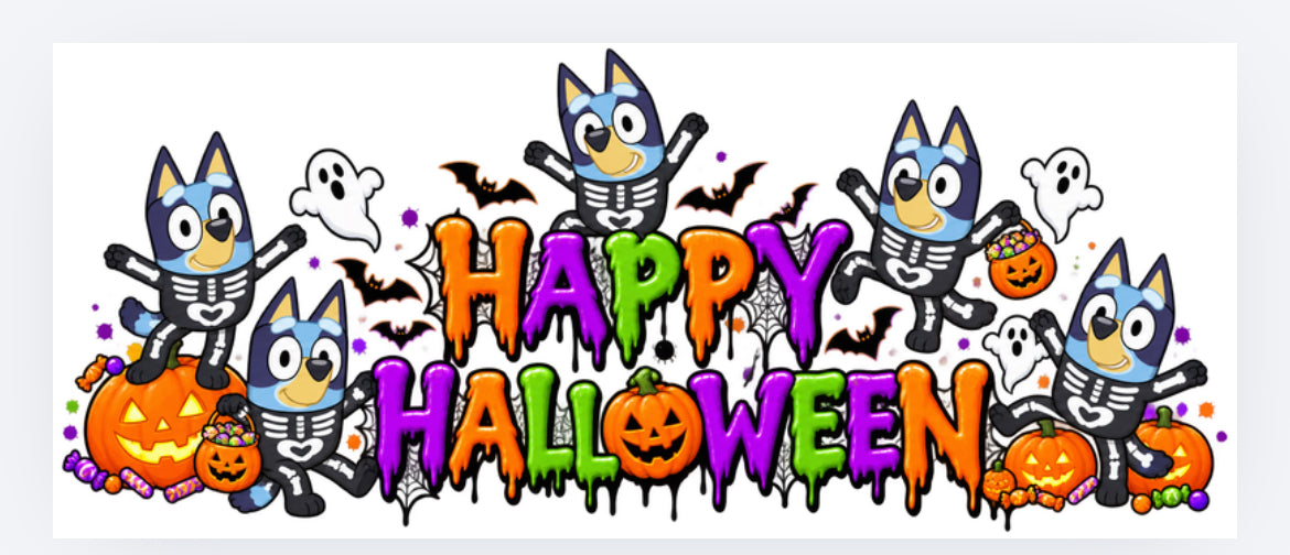 Bluey Halloween wrap exclusive (UVPOD)