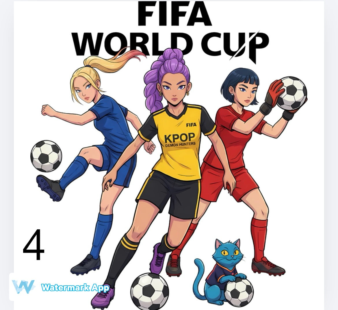 K pop huntrix World Cup 2026 DTF (POD) exclusive