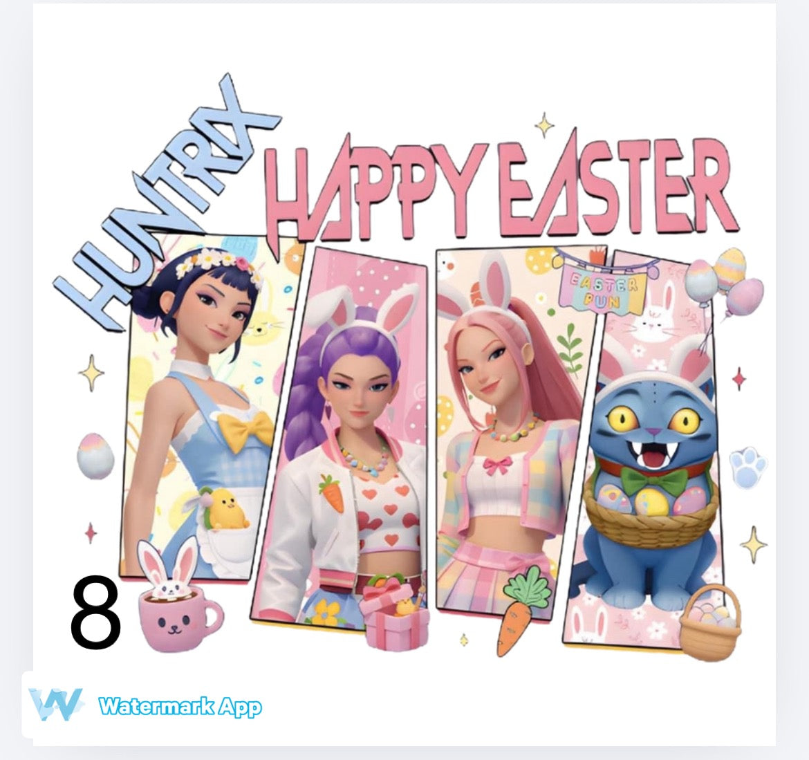 Huntrix Easter  DTF (POD) exclusive