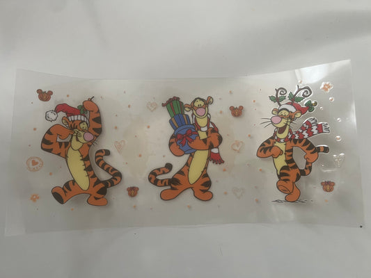 Tigger merry Christmas wrap