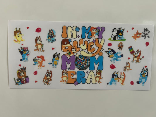 In my bluey mom era wrap