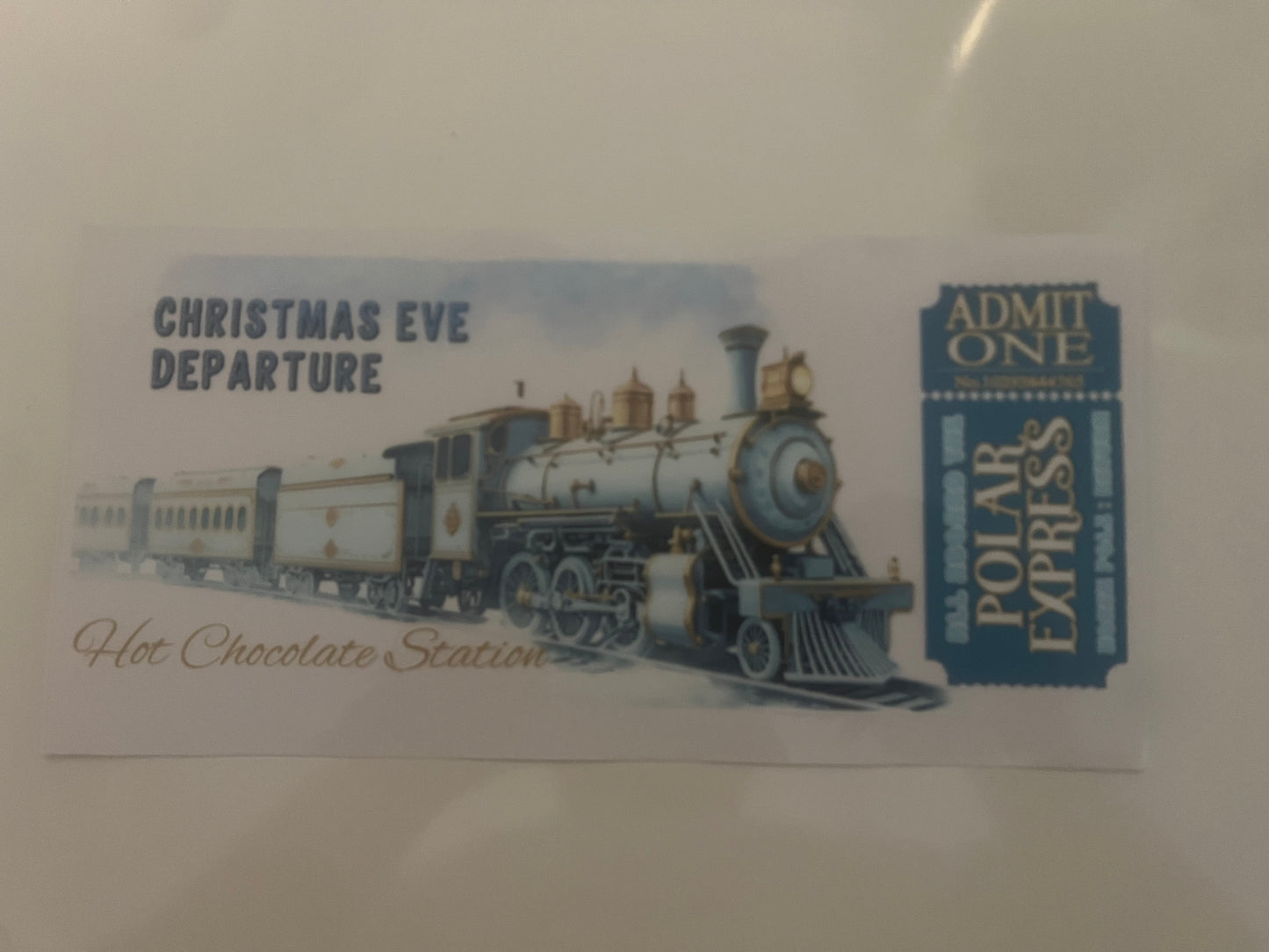 Blue Polar express wrap exclusive