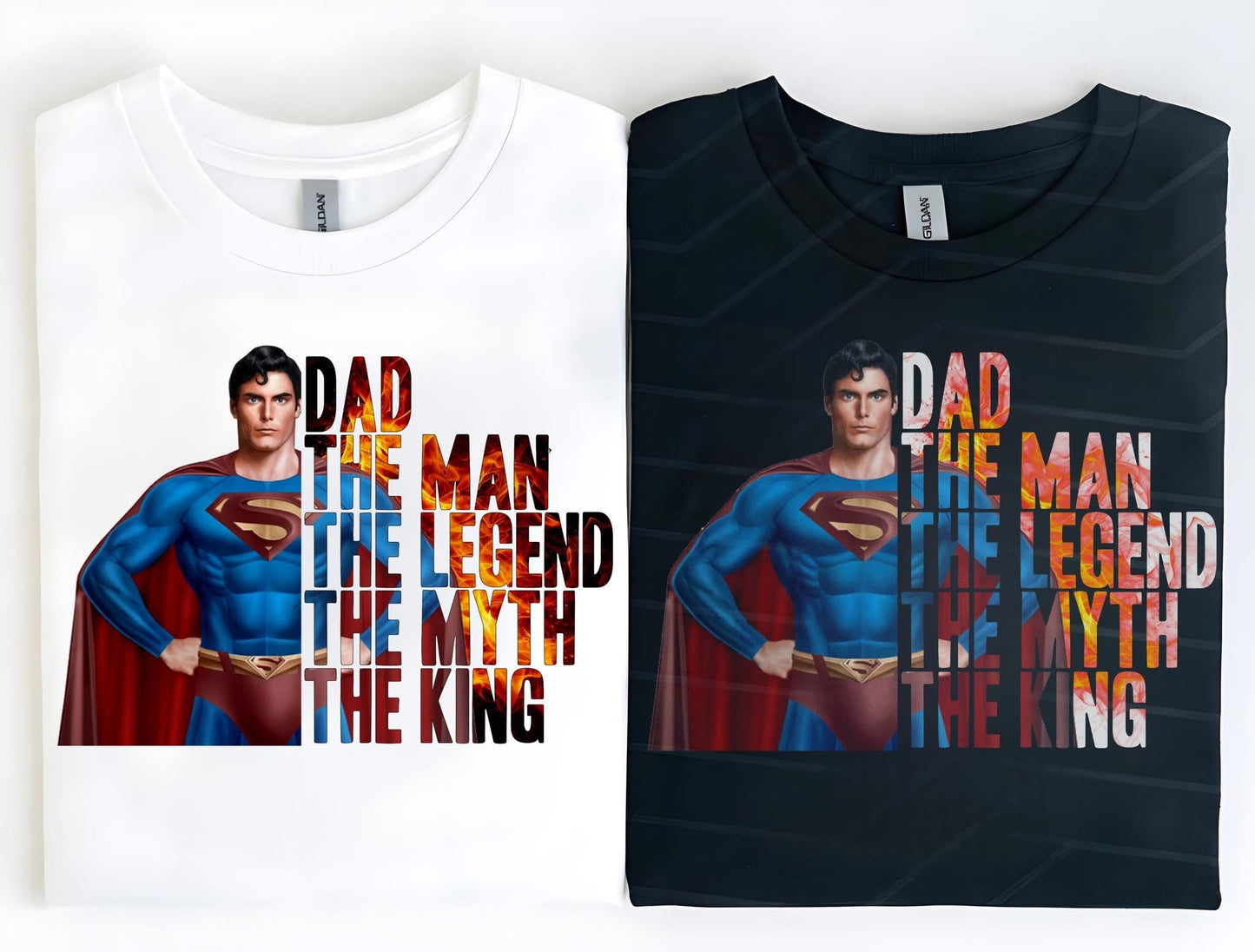 Dad the man the myth character 20cm DTF (POD)