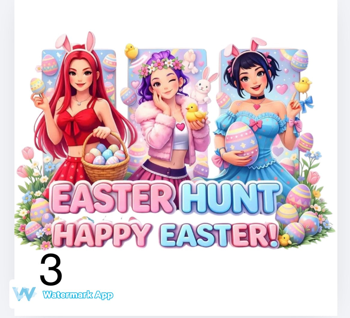 Huntrix Easter  DTF (POD) exclusive