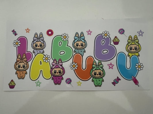 Labubu bubble writing wrap exclusive