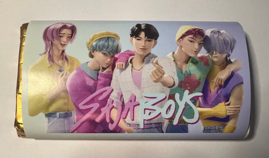K-pop Saja boys chocolate bar wrapper