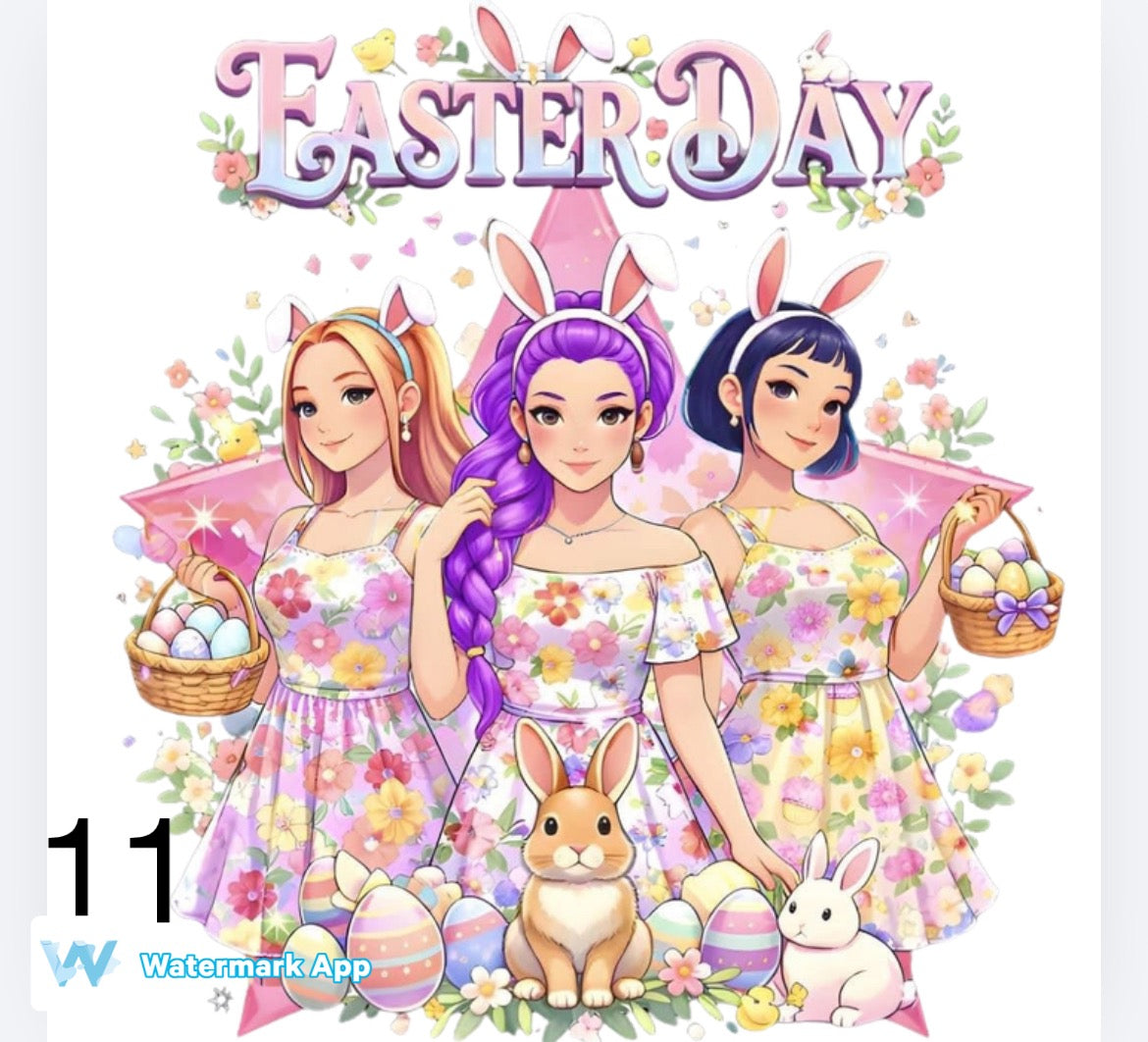 Huntrix Easter  DTF (POD) exclusive