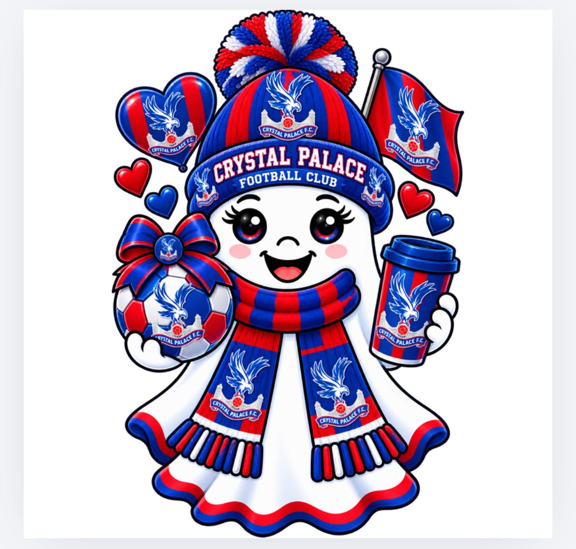 Football Halloween ghost decals - all teams (UVPOD)