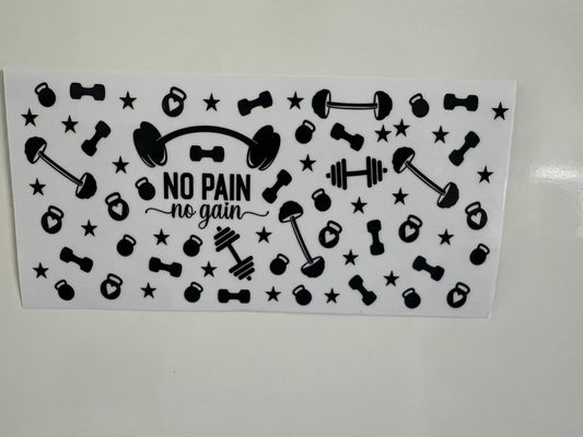 No pain no gain wrap V2