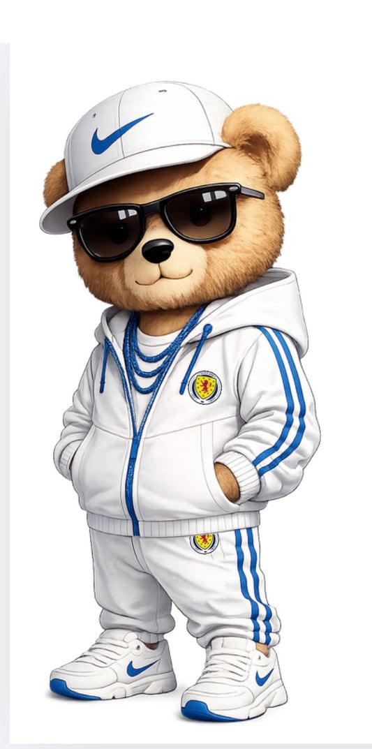 Trendy football bear - Scotland DTF (POD) exclusive