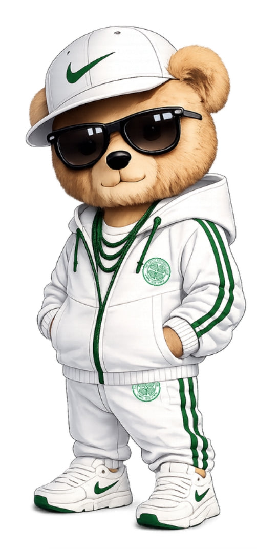 Trendy football bear - Celtic DTF (POD) exclusive