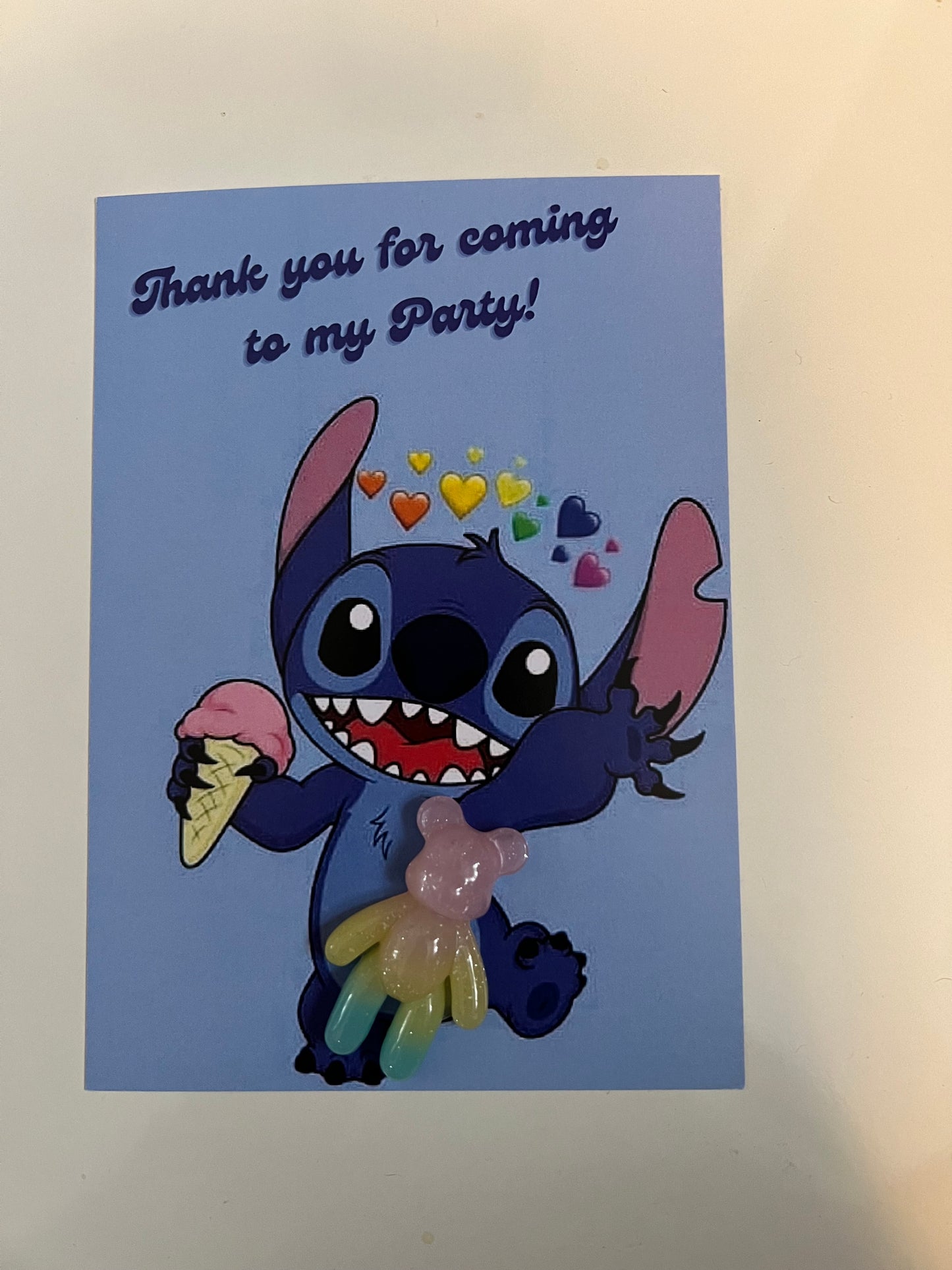 Birthday bear hugs backing cards - stitch