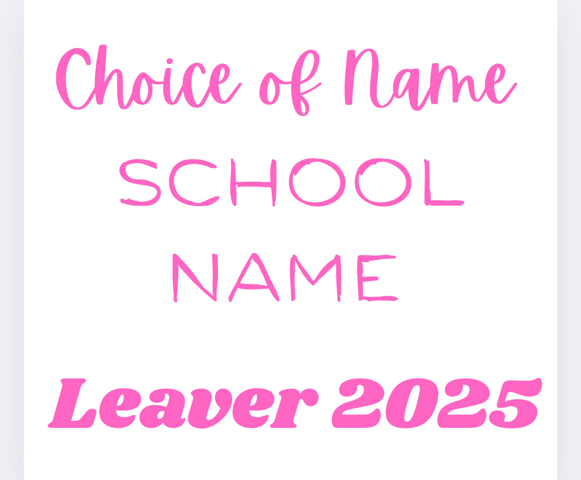 Leavers DTF transfer POD