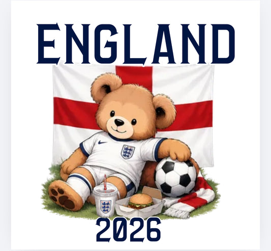 England football bear DTF (POD) exclusive