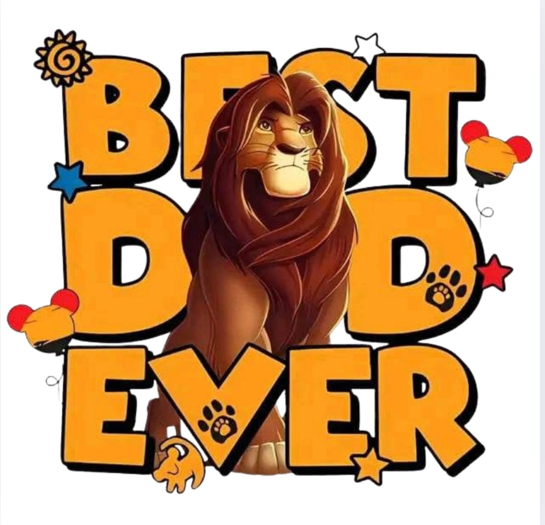 Best dad character DTF (POD)