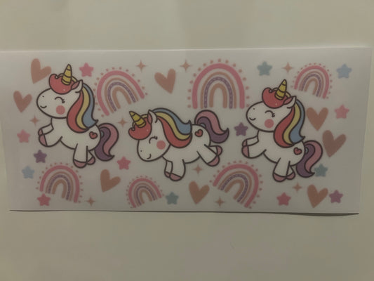 Unicorns and rainbows V2 wrap