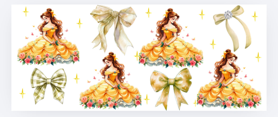 Princesses and croquet bow wrap (UVPOD) exclusive