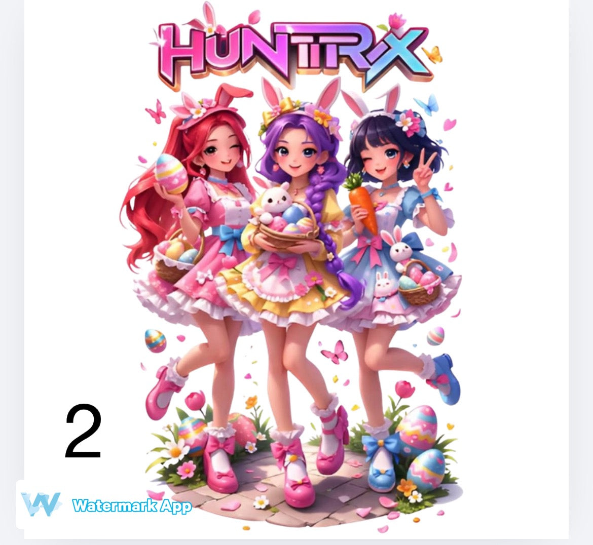 Huntrix Easter  DTF (POD) exclusive