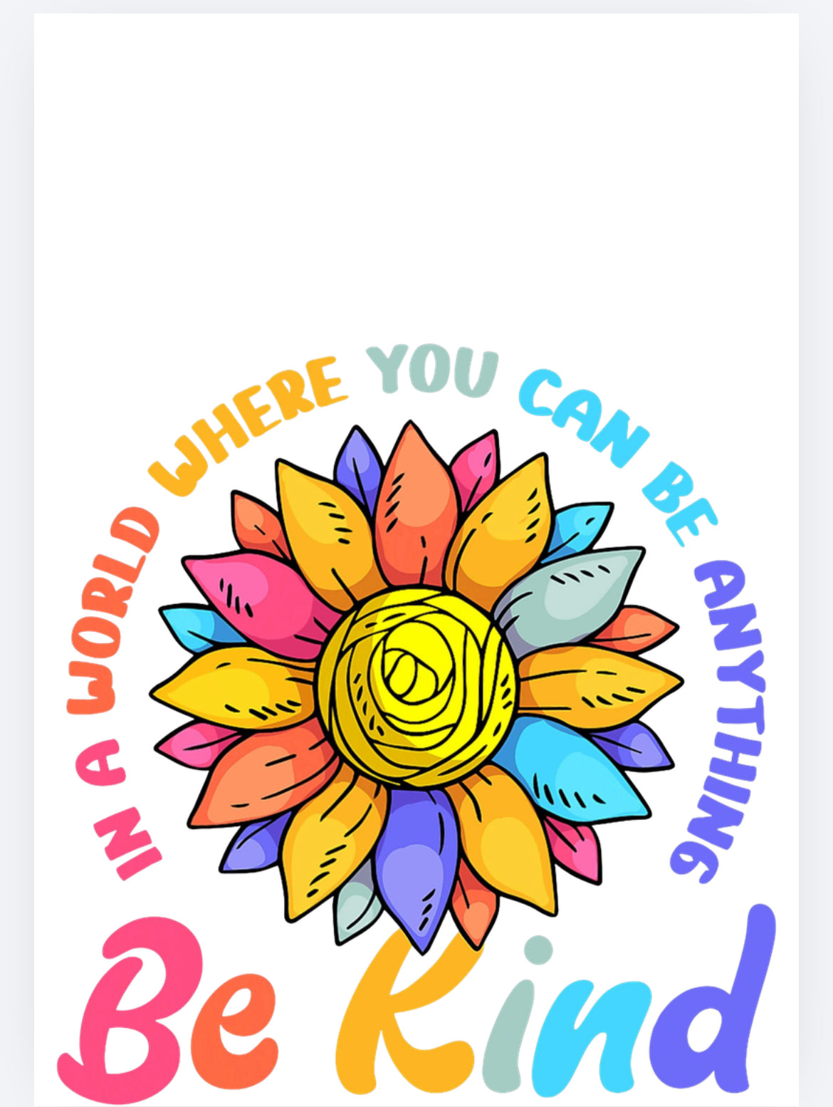 book vase positive vibes UVDTF (UVPOD)