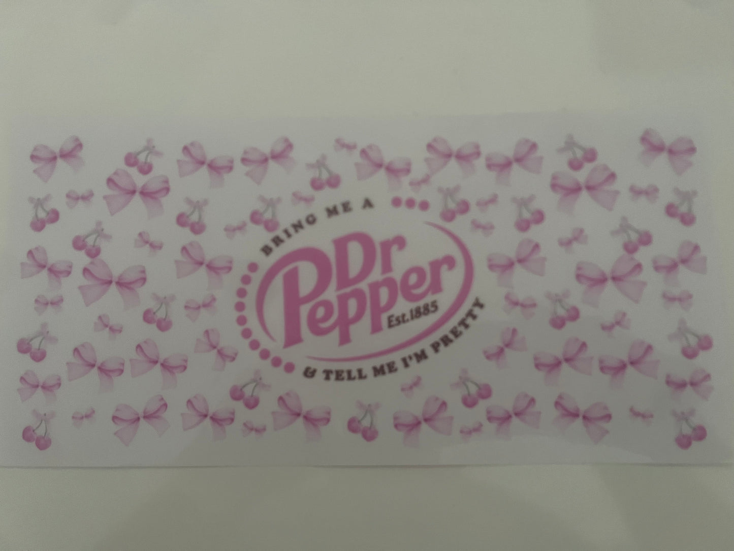 Dr Pepper tell me I’m pretty wrap exclusive