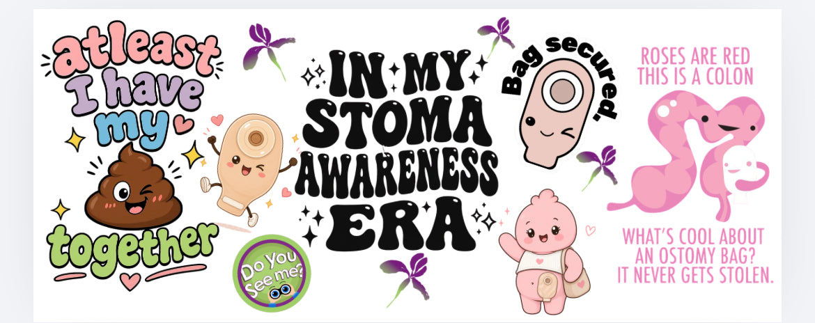 Stoma awareness cup wrap exclusive (UVPOD)