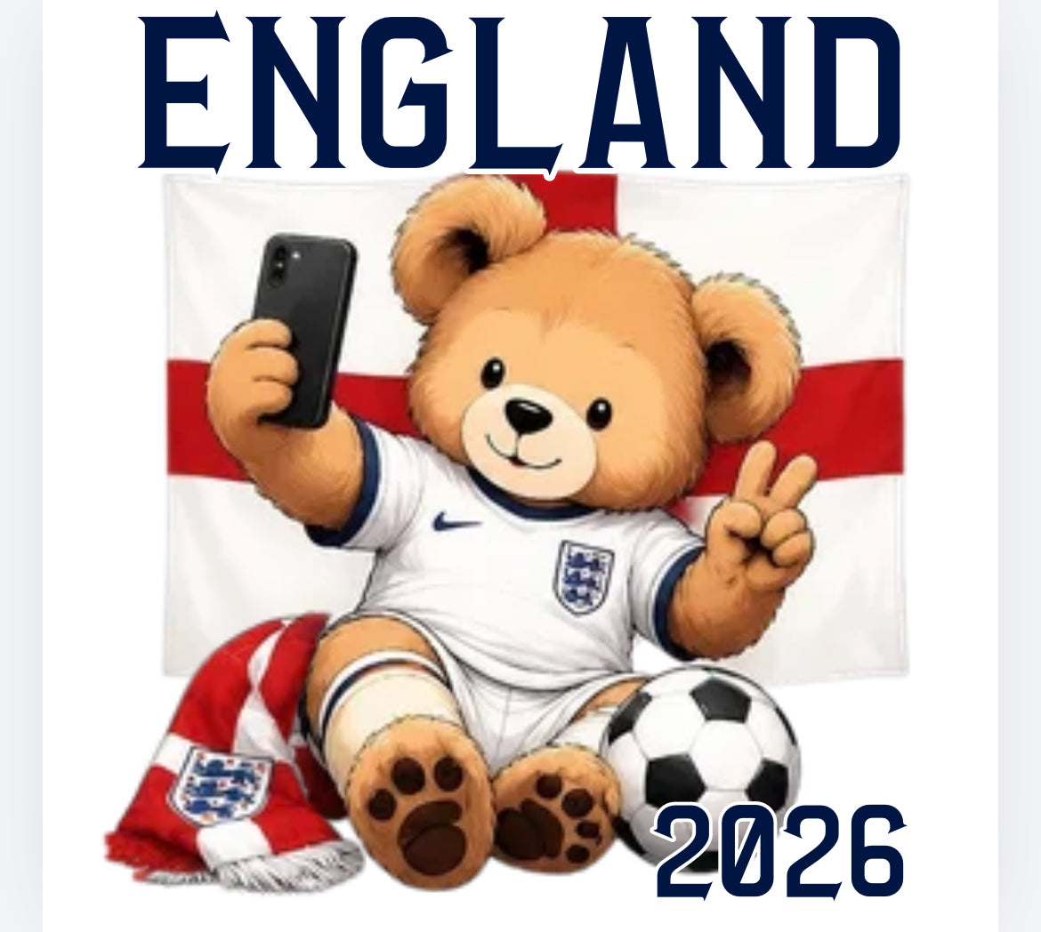 England football bear DTF (POD) exclusive