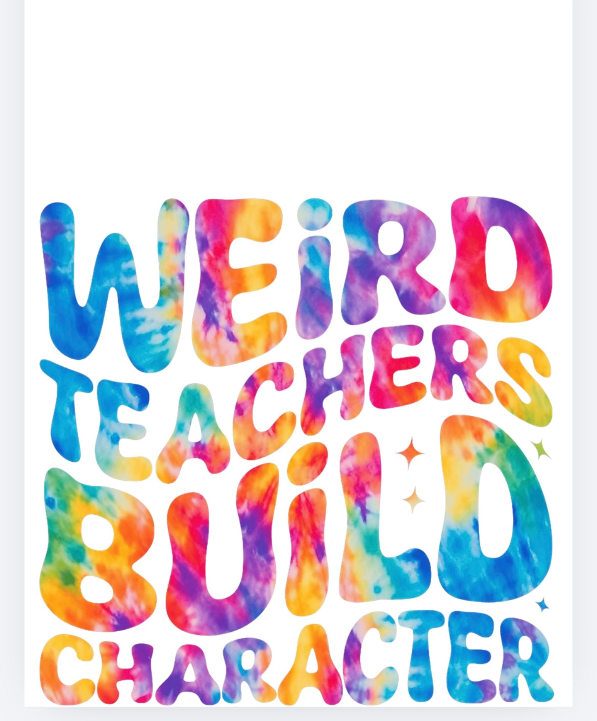 book vase Teacher UVDTF (UVPOD)