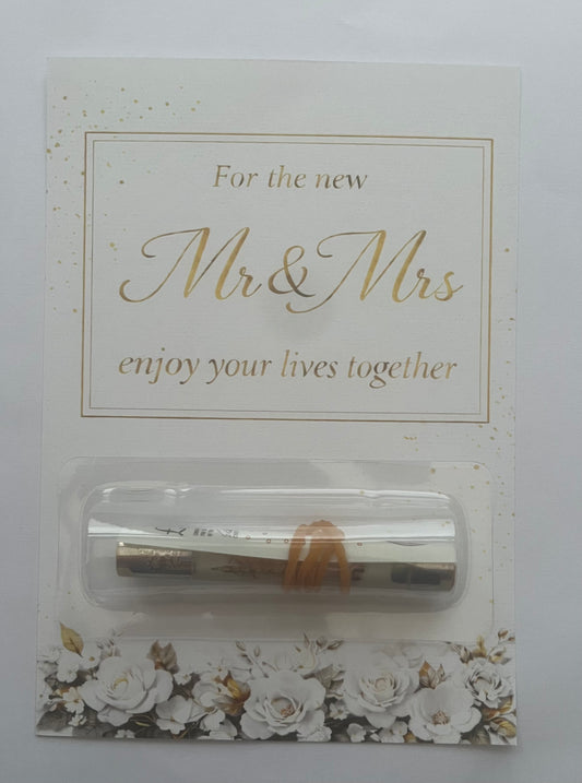 Mr and Mrs enjoy your life together (just married) money card  (money not included)