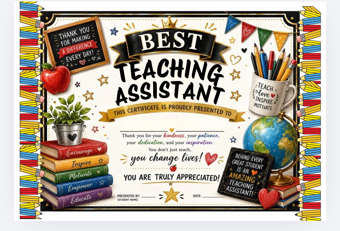 Teacher / Teaching assistant Certificates