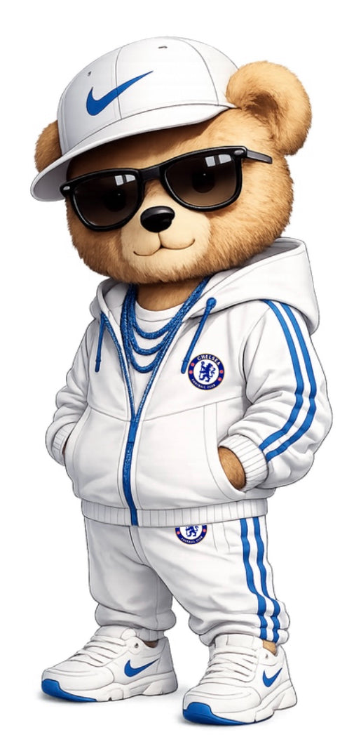 Trendy football bear - Chelsea DTF (POD) exclusive