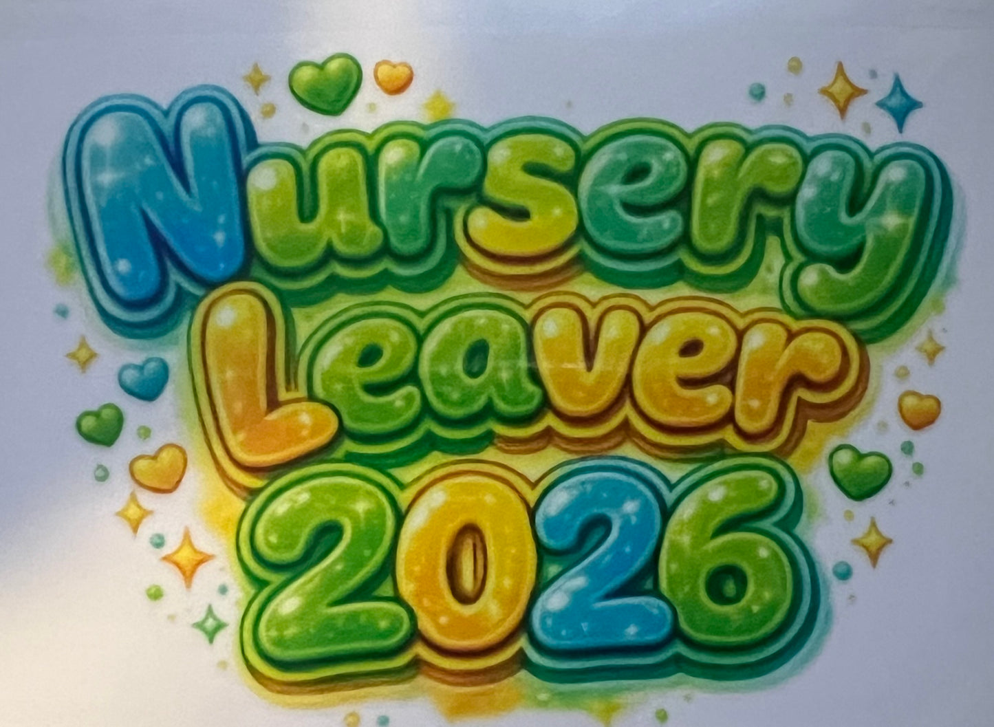 Nursery leaver 2026 decal  UVDTF exclusive (UVPOD)