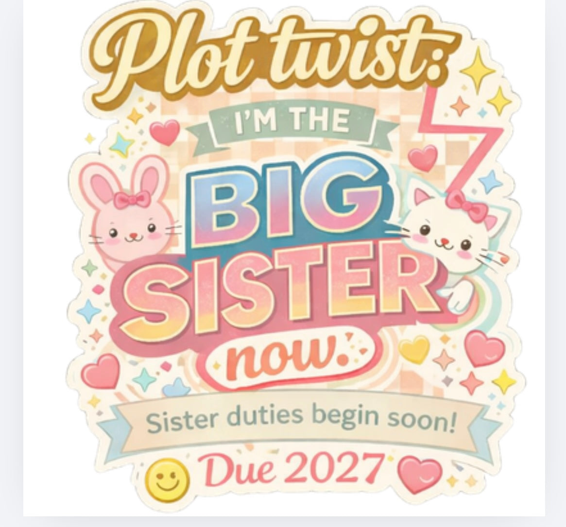 Big sibling / sister / brother designs UVDTF (UVPOD)