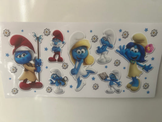 Smurfs wrap
