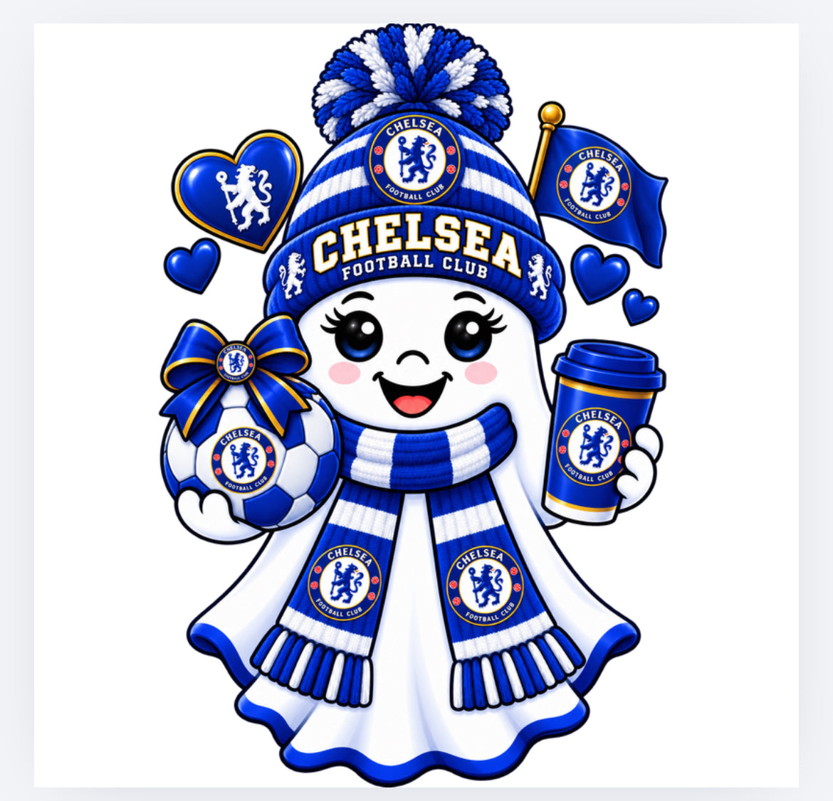 Football Halloween ghost decals - all teams (UVPOD)