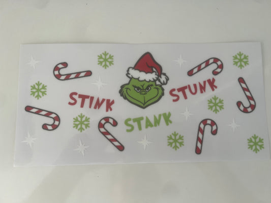 Grinch stink stank stunk wrap