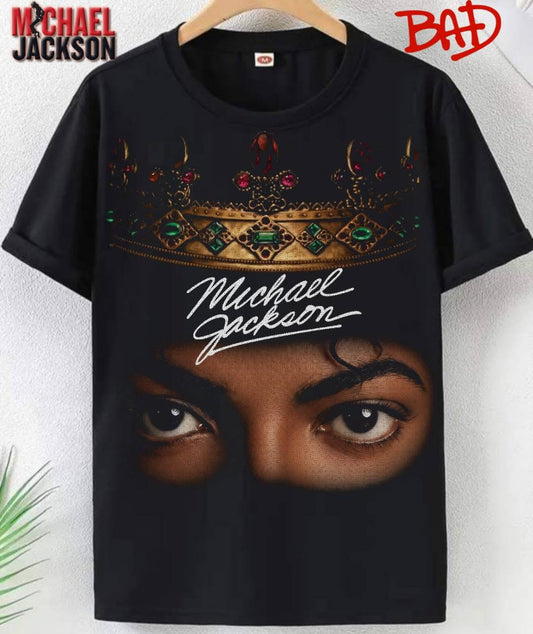 Michael Jackson semitone  DTF (POD) exclusive - these require being pressed into black clothing, read description