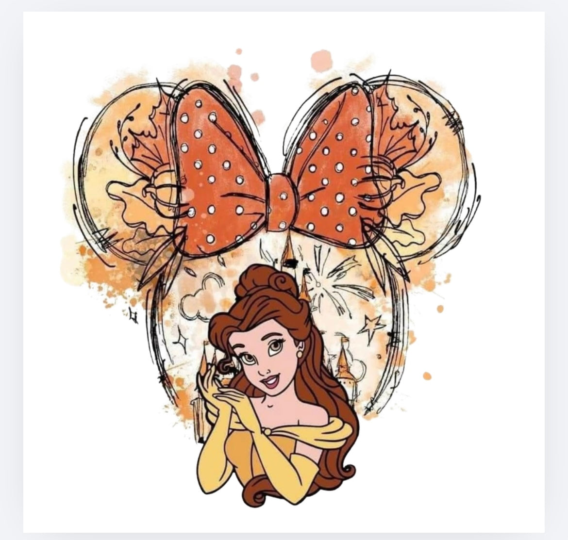 Princess’ Mickey ears DTF (POD) exclusive